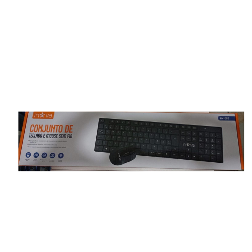 Teclado Com Mouse Sem Fio  KV 802 UNIDADE