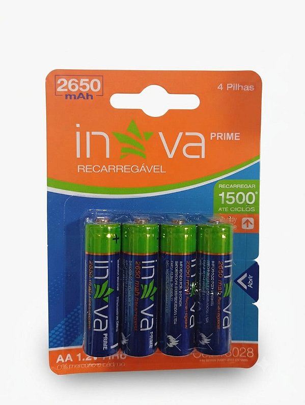 Pilha Conjunto Com 4 Un Recarregável CELL 13028
