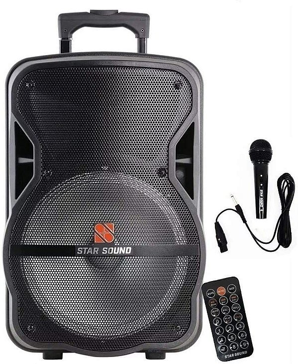Caixa Ativa Com Bateria BT/FM/SD/USB SS120 - STANER