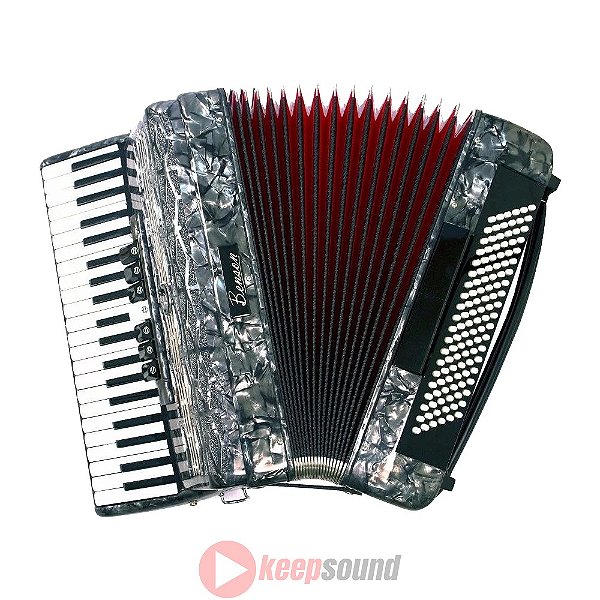 Acordeon 120 Baixos 9 Registros BAC-120-7PBK - BENSON