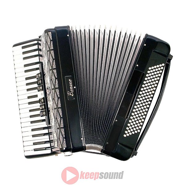 Acordeon 120 Baixos 9 Registros BAC120-7SBK - BENSON