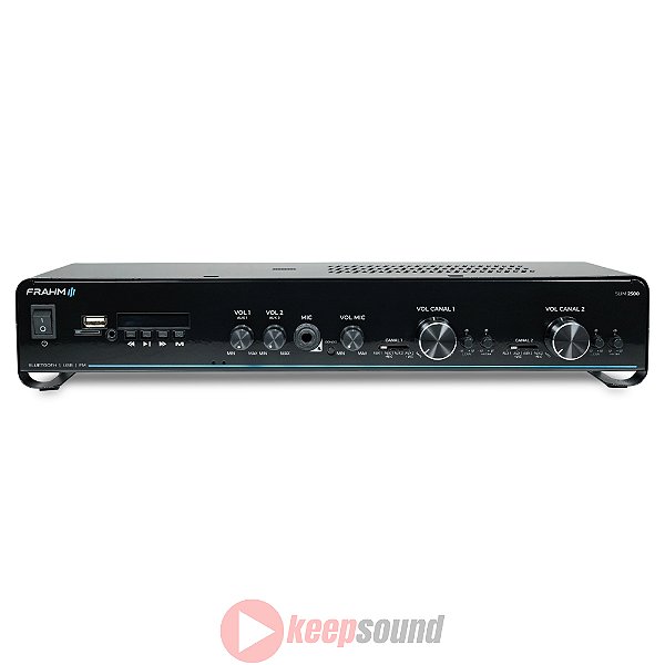 Amplificador de Sonorização de Ambiente 160W SLIM 2500 G5 - FRAHM
