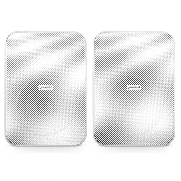Caixa de Ambiente Outdoor (Par) 80W 5 pol Branca CS 5 - FRAHM