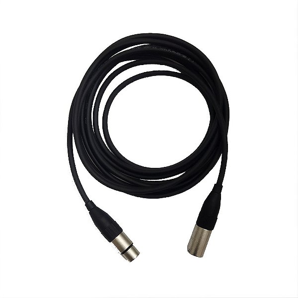 Cabo XLR / XLR Balanceado Para Microfone 1 Metro - Keep Sound
