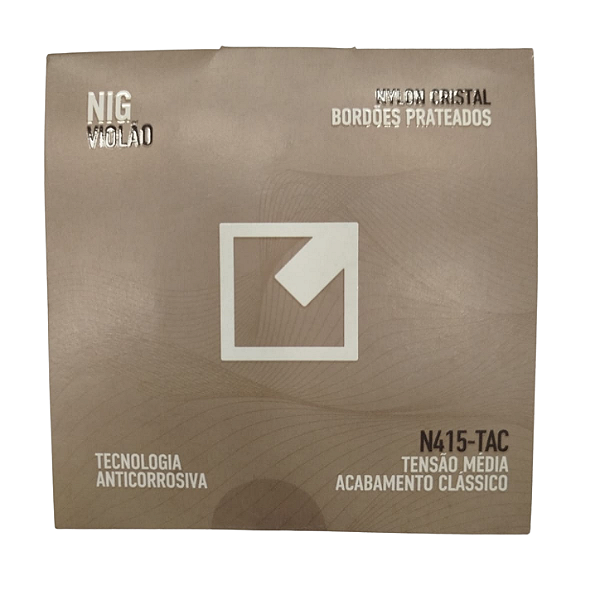 Encordoamento Violão Nylon Tac Cristal Prateado Média Tensão