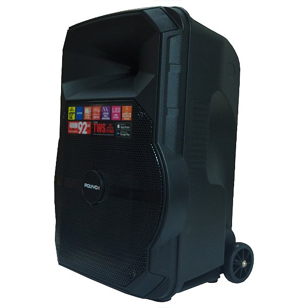 Caixa Ativa Com Bateria 400W 12 polegadas XC-512T - POLYVOX