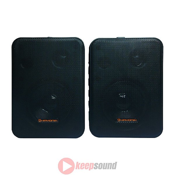 Caixa de Ambiente (Par) 60W 4 polegadas MSB60NC PT - HAYONIK