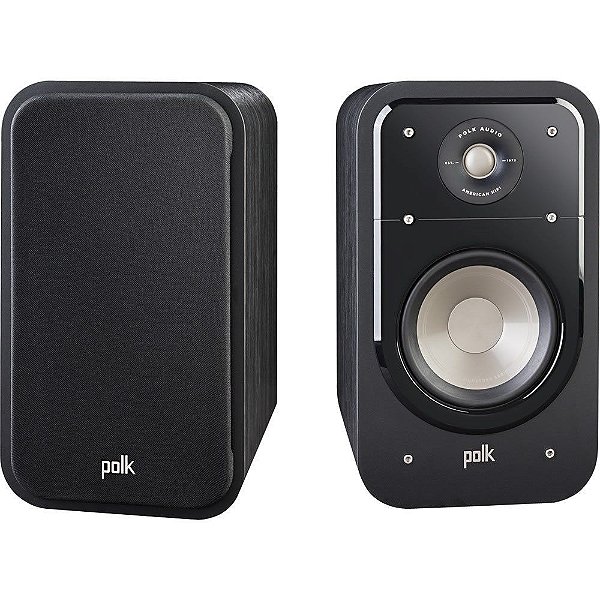 Caixa Acústicas Bookshelf SIGNATURE S20 Preto PAR POLK AUDIO