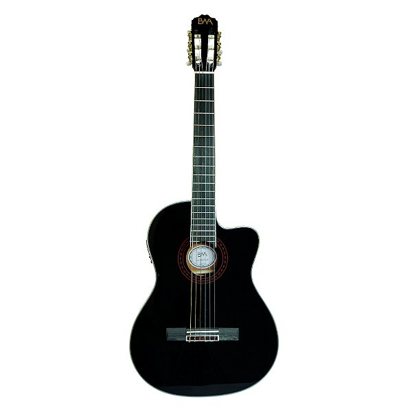 Violão 6 Cordas de Nylon Com Cutaway ANA FTCE BK - EWA