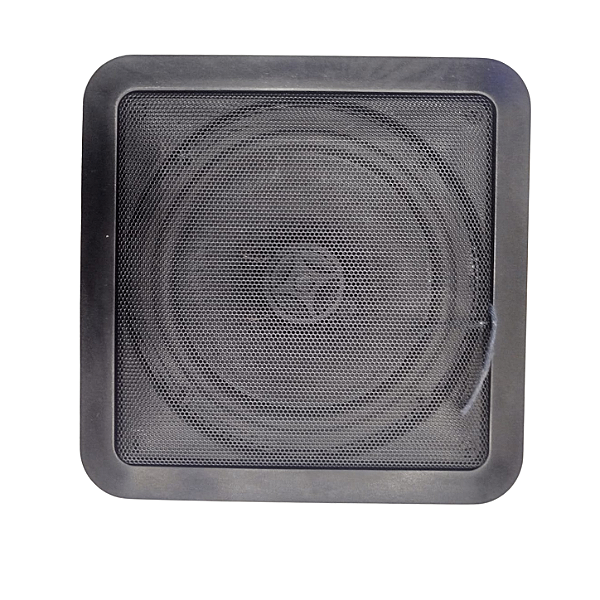 Arandela Coaxial Quadrada 6 Polegadas Preta Dsk Cq 670 Ppn