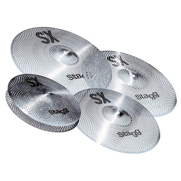 Kit de Pratos de Bateria SX SILENT SET - STAGG
