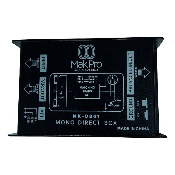 Direct Box Passivo MK-DB01 - Mak Pro