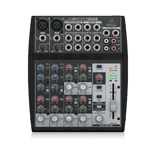 Mesa de Som 6 Canais XENYX 1002 - BEHRINGER