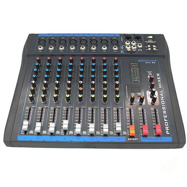 Mesa De Som 8 Canais OMX 82 - ONEAL