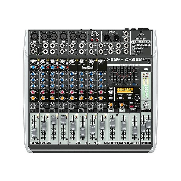 Mesa de Som Analógica 12 Canais XENYX QX1222 USB - BEHRINGER