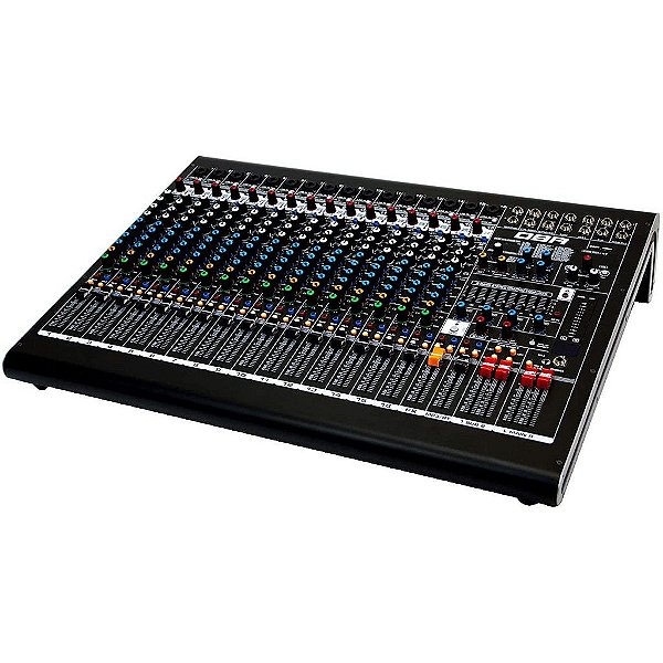 Mesa de Som Analógica 16 Canais Com Efeitos e Interface de Áudio DM16 USB - DBR