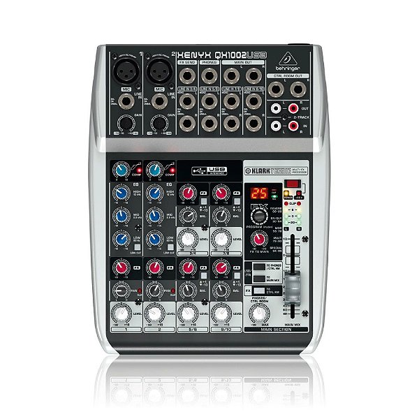 Mesa de Som Analógica 2 Canais XENYX QX1002USB - BEHRINGER