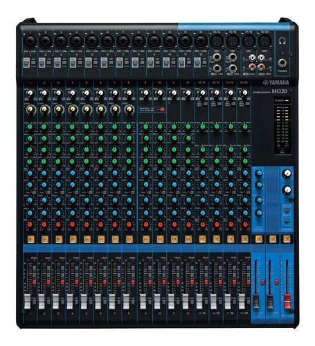 Mesa De Som Analogica Com 20 Canais MG20 - YAMAHA