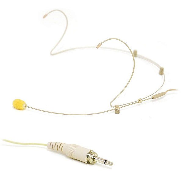 Microfone Headset Entrada P2 Com Rosca HS FINE 215 - TSI