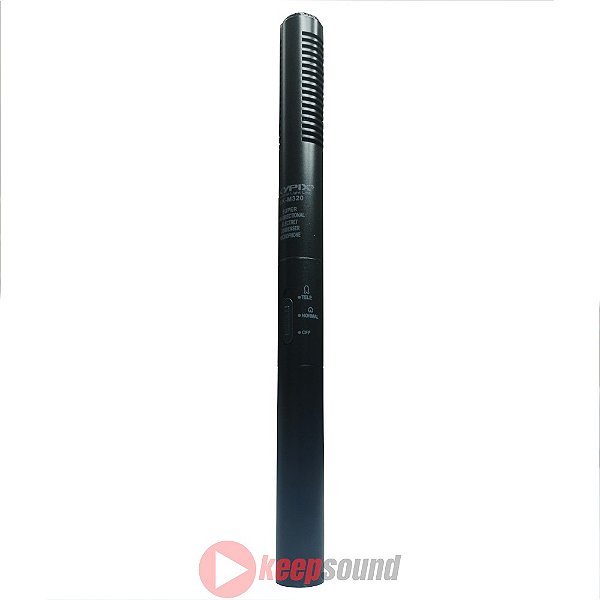 Microfone Com Fio Shotgun Super Unidirecional SK-M320 - SKYPIX