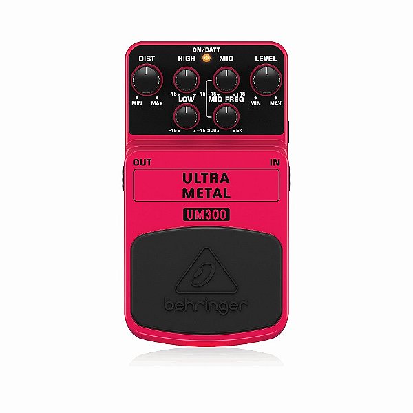 Pedal de Distorção Para Guitarra ULTRA METAL UM300 - BEHRINGER