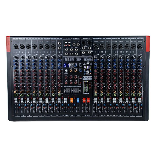 Mesa de Som 16 Canais MP 16.6 - K-AUDIO