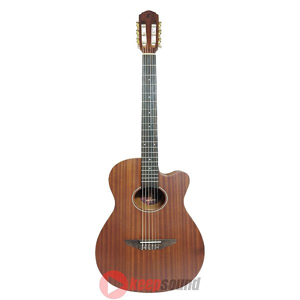 Violão 6 Cordas de Nylon Elétrico Com Cutway VEGAS MAHOGANY EQ - TAGIMA