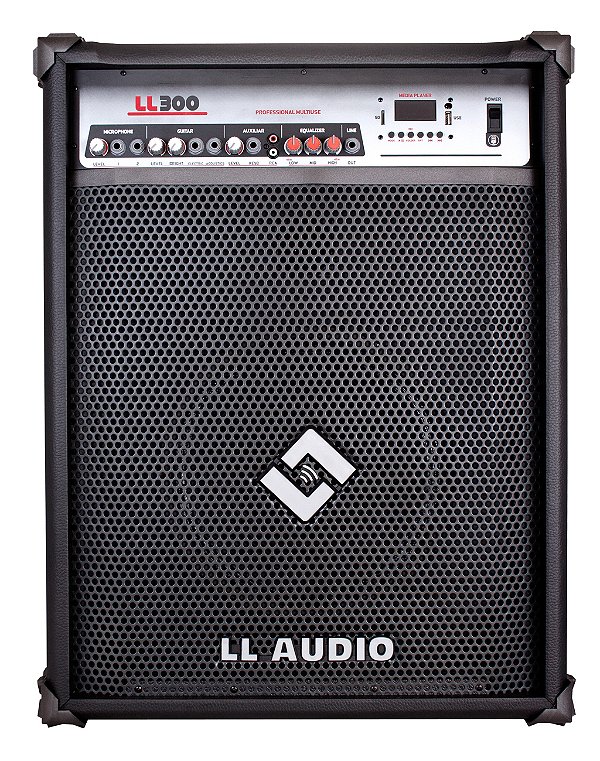 Caixa de som Amplificada Multiuso 75W LL 300 - LL AUDIO