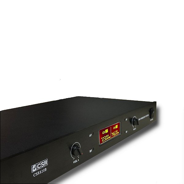 Microfone Sem Fio UHF Duplo Gooseneck 820B - CSR