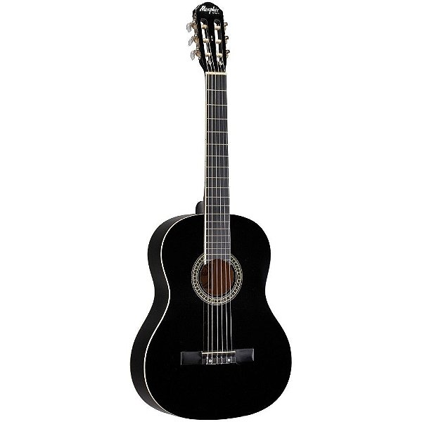 Violão 6 Cordas de Nylon Clássico MEMPHIS AC-34 BK - TAGIMA