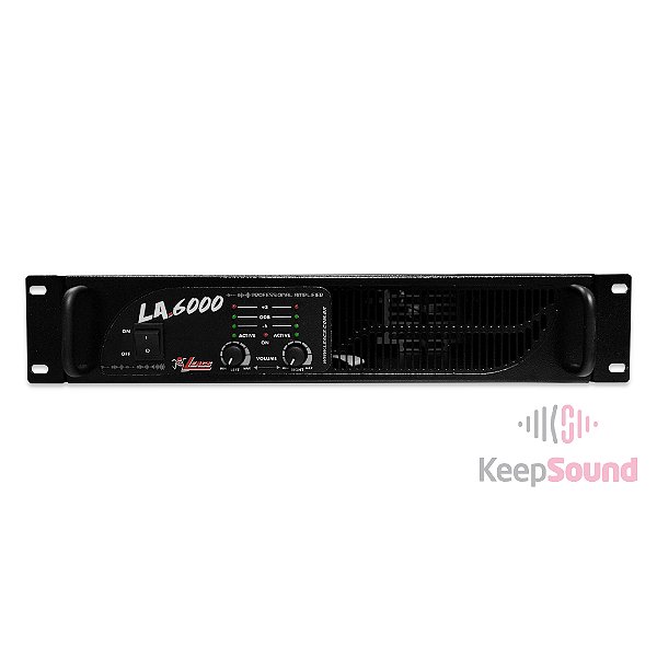 Amplificador de Potência 1000W LA 6000 - LEACS