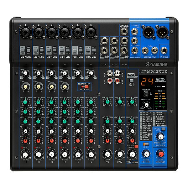 Mesa De Som 12 Canais Mg12xuk 120v - Yamaha