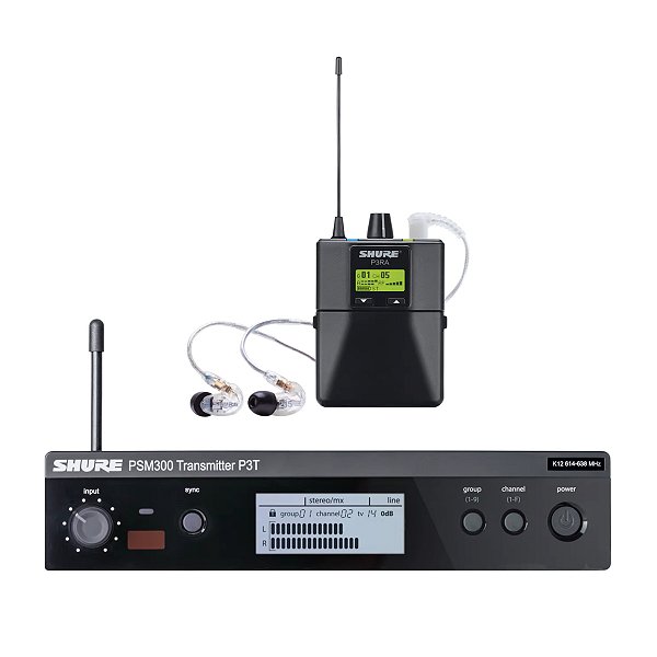 Sistema De Sem Fio Com Fone Se215-cl P3tra215cl - Shure