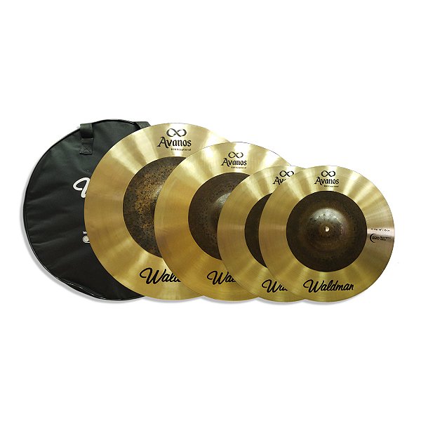 Kit De Pratos De Bateria Avanos Ava-141620/b – Waldman