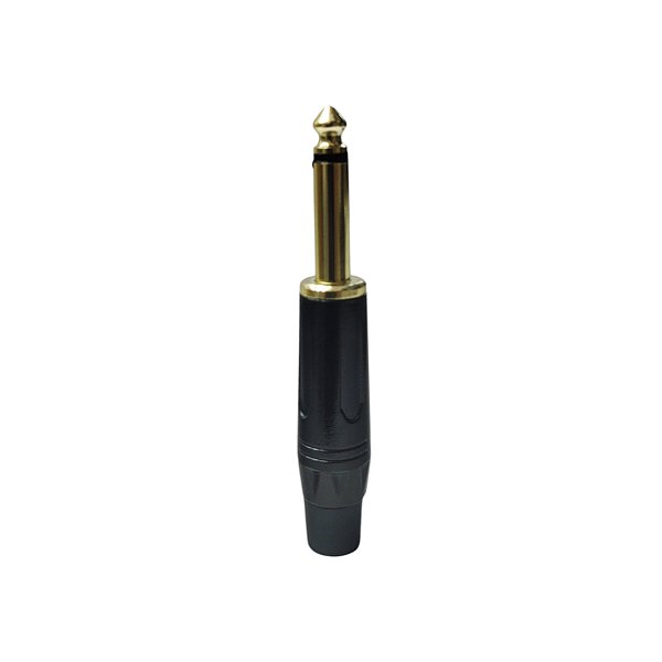 Conector P10 Mono Dourado Cs503 Bk - Custom Sound