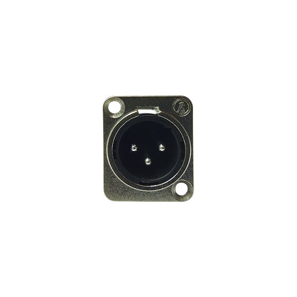 Conector Xlr Macho Painel Cs201 - Custom Sound