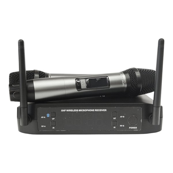 Microfone Duplo Sem Fio Profissional Ls926 - Leson