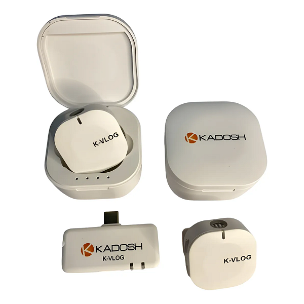 Microfone Sem Fio K Vlog 2 Wh - Kadosh