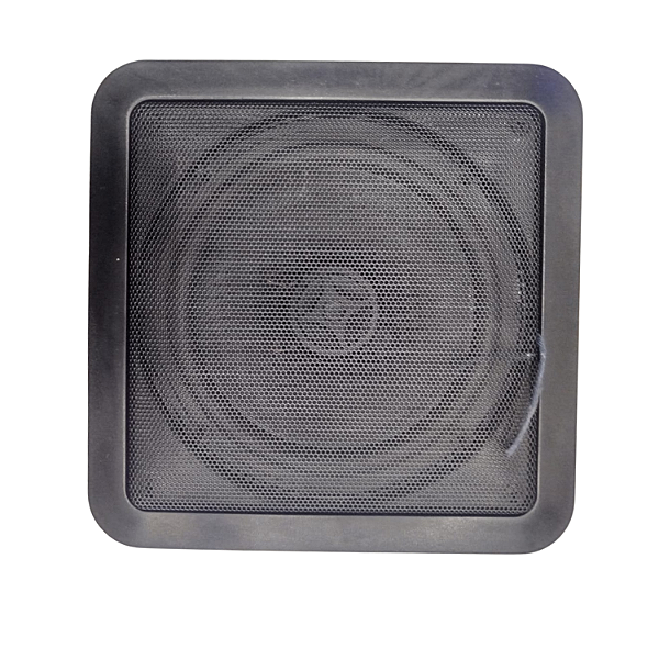 Arandela Coaxial Quadrada 6 Polegadas Preta Dsk Cq 670 Ppn