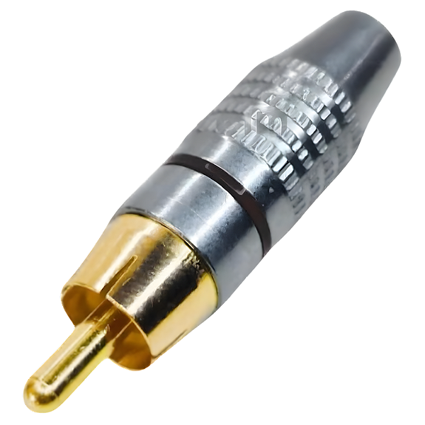 Conector Rca Profissional Cs602 Custom Sound