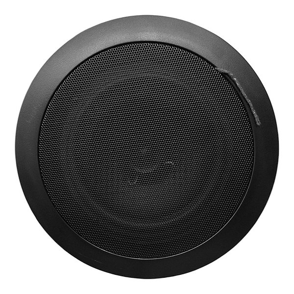 Caixa De Som De Embutir Preta 68w 6 Pol. Coaxial (arandela Redonda) Cr 670 Ppn - Dsk