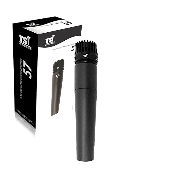Microfone Profissional Dinâmico 57 - TSI