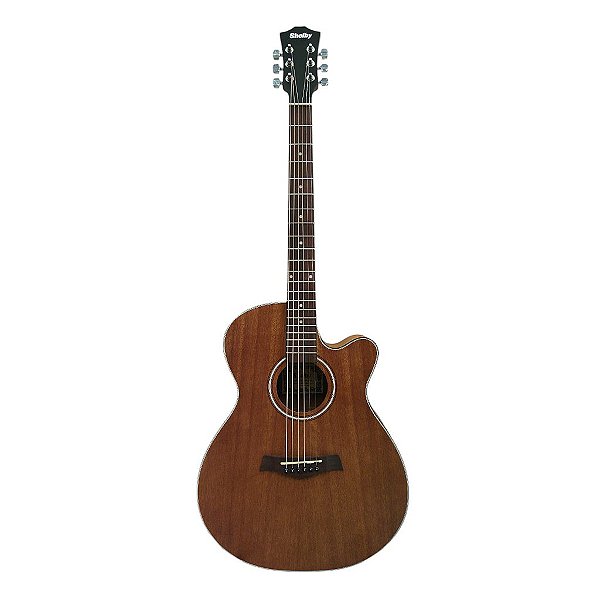 Violão 6 Cordas De Aço Elétrico Sga 196c Stnt - Shelby