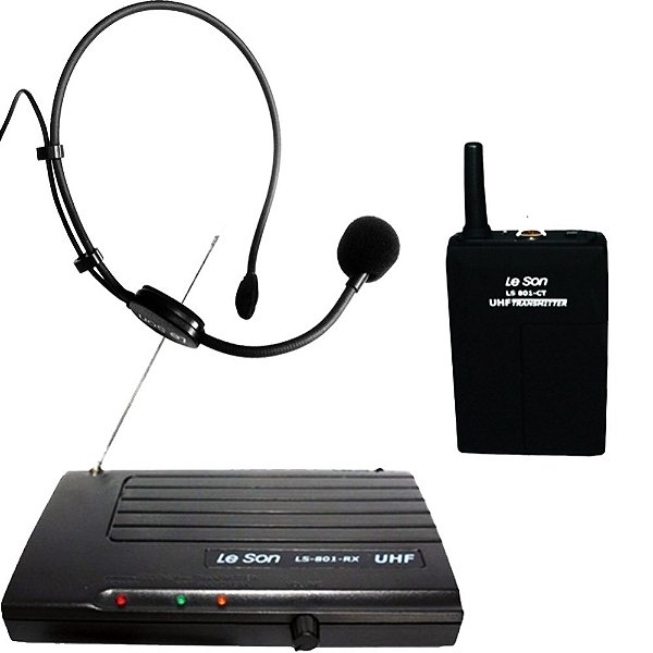 Microfone Sem Fio De Cabeça LS901/HD750 - LESON