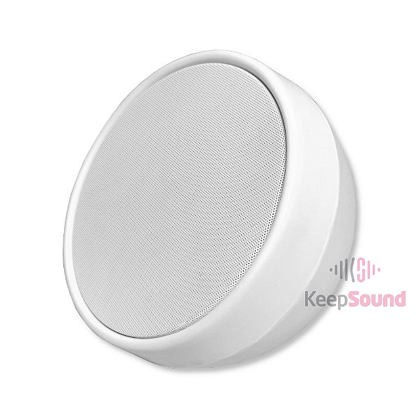 Caixa Para Sonorização de Ambiente Branca 120W BALL - MS AUDIO