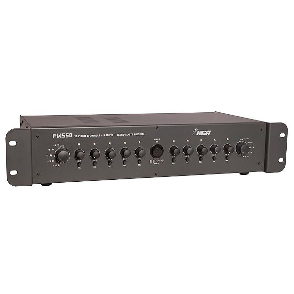 Amplificador de Ambiente 10 Canais de 30W PW 550 - NCA
