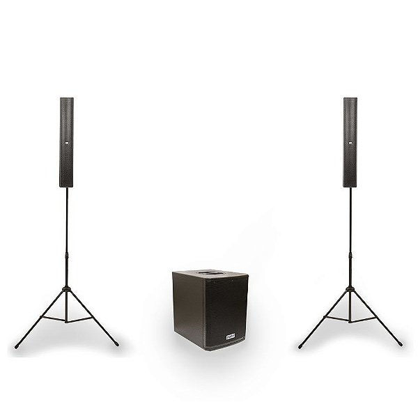 Sistema de Som PA Vertical 700W DVA1200 - DBR