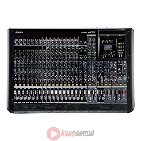 Mesa de Som Analógica 24 Canais 6 auxiliares MGP24X - YAMAHA
