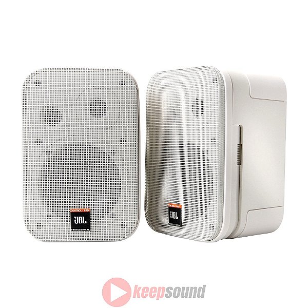 Caixa de Som Ambiente (Par) Branca 150W CONTROL 1 PRO - JBL