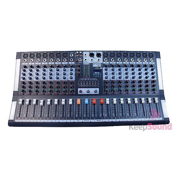 Mesa de Som 16 Canais MI 160 - K-AUDIO